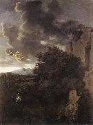 Hagar and the Angel Nicolas Poussin